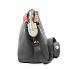 Shoulder Bag Small By the Way Grey Calfskin Leather