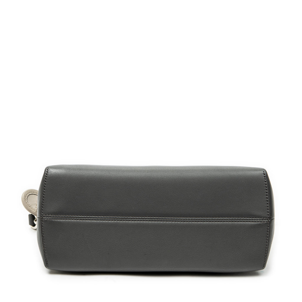 Shoulder Bag Small By the Way Grey Calfskin Leather