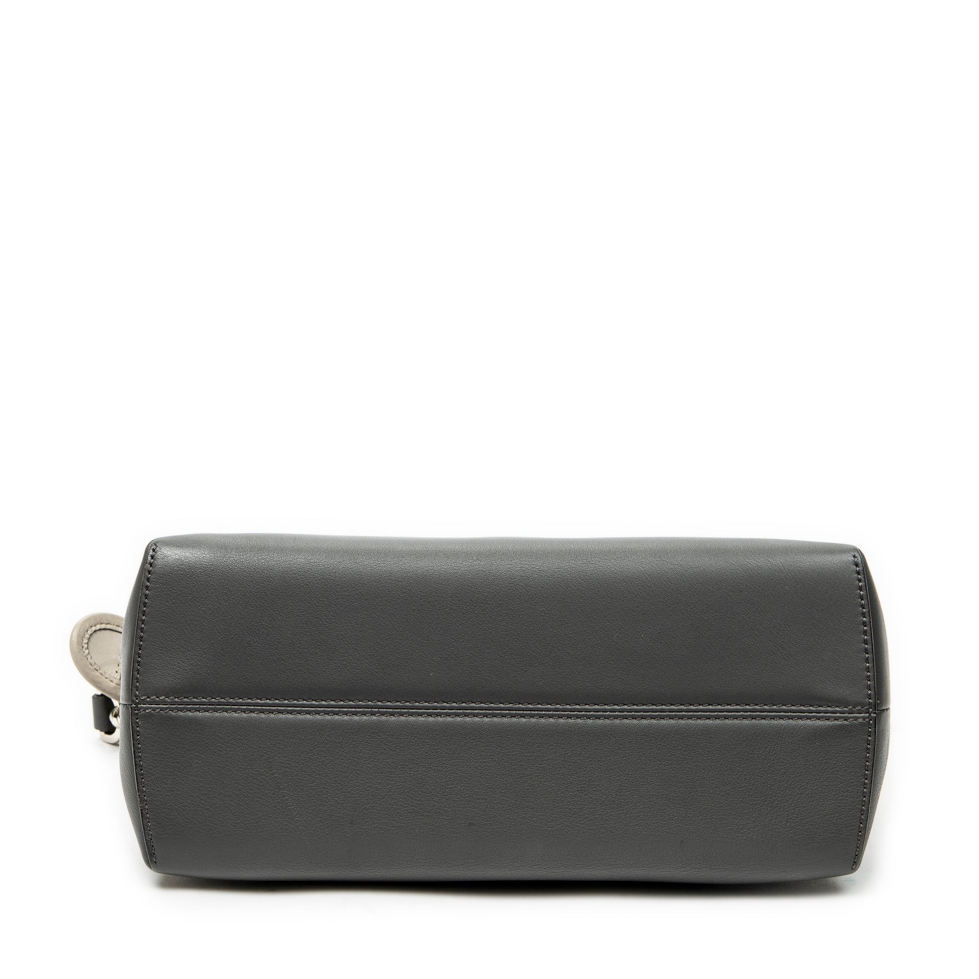 Shoulder Bag Small By the Way Grey Calfskin Leather