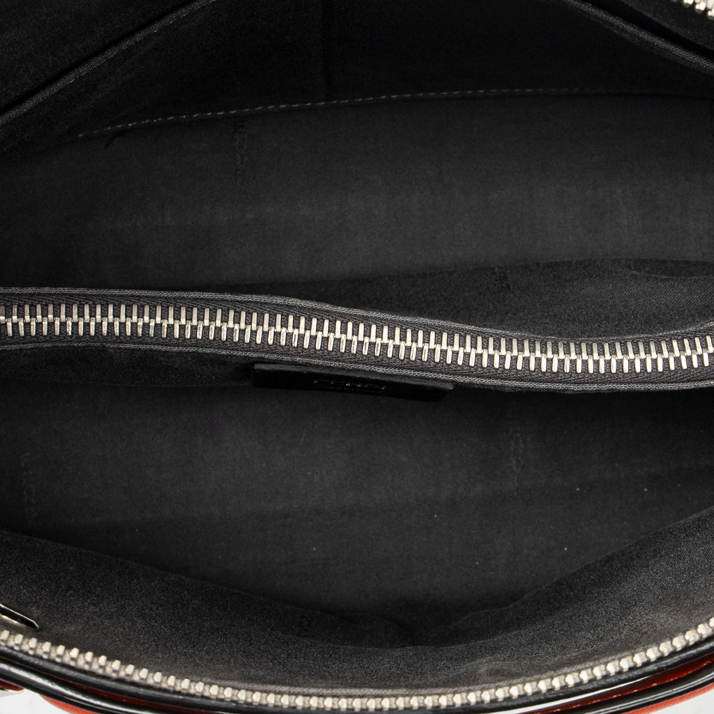 Shoulder Bag Small By the Way Grey Calfskin Leather