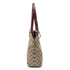 Shoulder Bag Small Eclipse Shopping Maroon Monogrammed Canvas