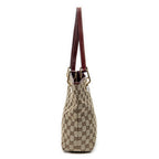 Shoulder Bag Small Eclipse Shopping Maroon Monogrammed Canvas