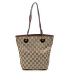 Shoulder Bag Small Eclipse Shopping Maroon Monogrammed Canvas