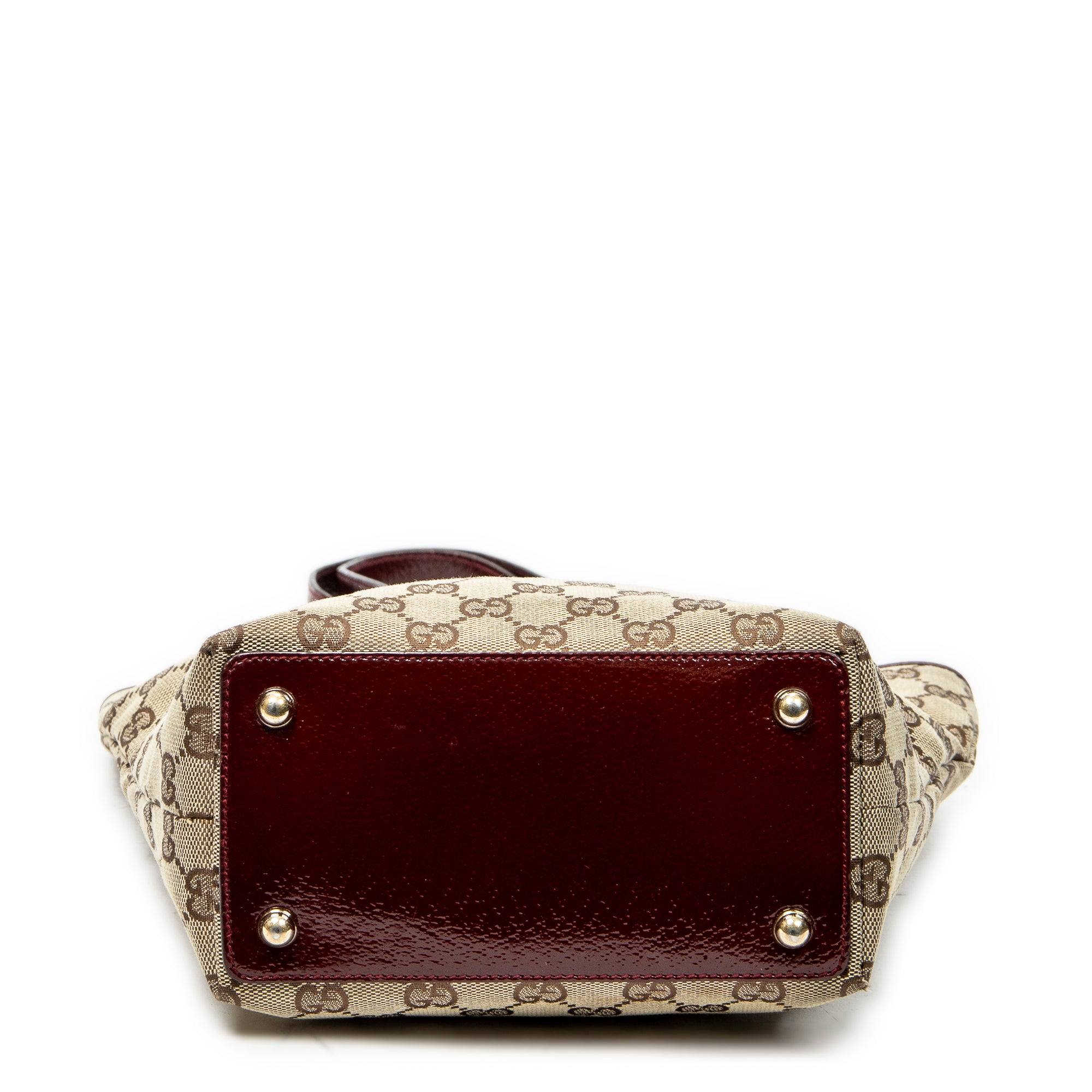 Shoulder Bag Small Eclipse Shopping Maroon Monogrammed Canvas