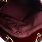 Shoulder Bag Small Eclipse Shopping Maroon Monogrammed Canvas