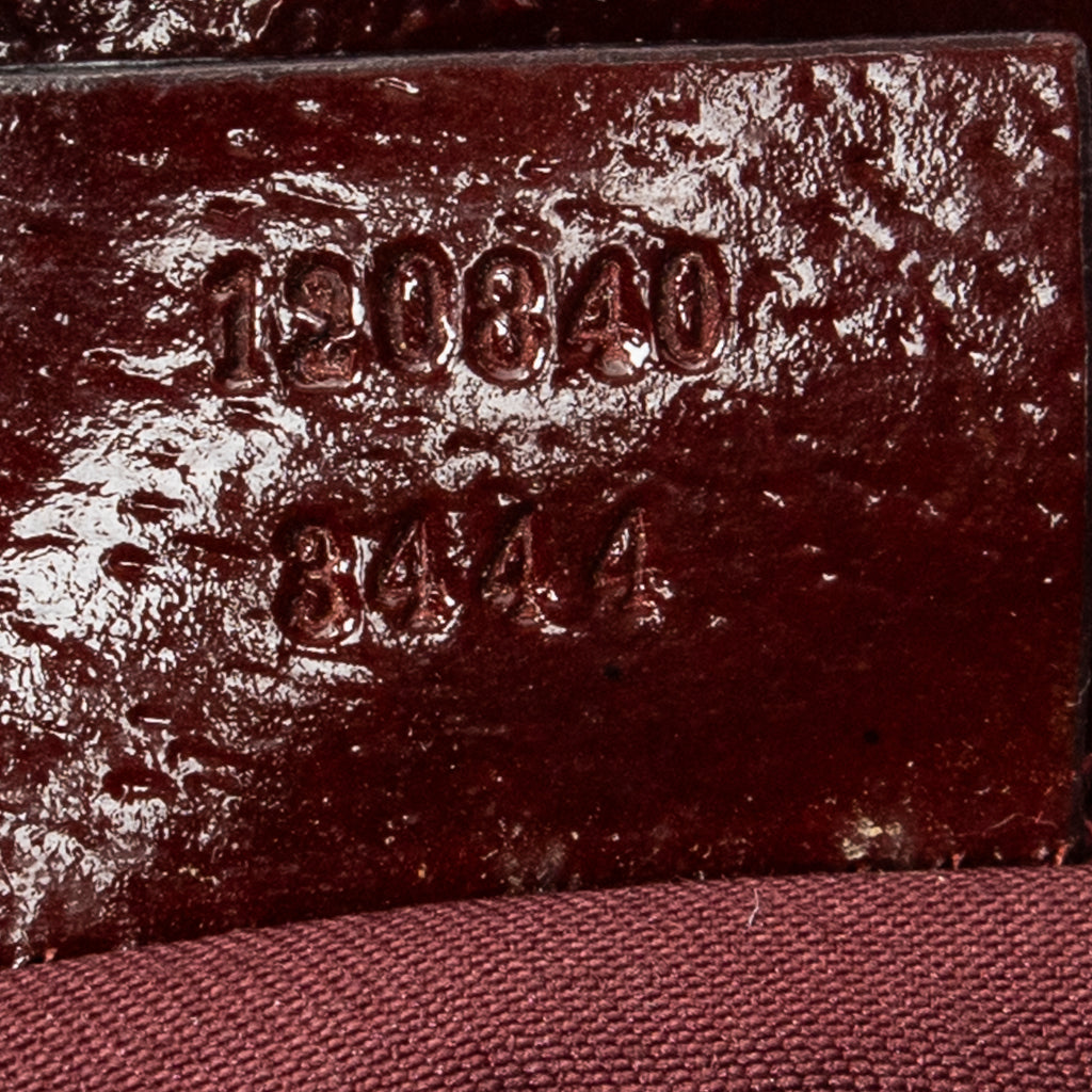 Shoulder Bag Small Eclipse Shopping Maroon Monogrammed Canvas