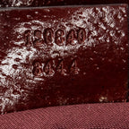 Shoulder Bag Small Eclipse Shopping Maroon Monogrammed Canvas
