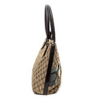 Shoulder Bag Medium Web Hasler Tote Brown Monogrammed Canvas