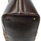 Shoulder Bag Medium Web Hasler Tote Brown Monogrammed Canvas