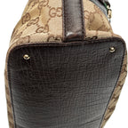 Shoulder Bag Medium Web Hasler Tote Brown Monogrammed Canvas