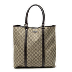 Shoulder Bag Vertical Joy Tote Dark Brown Supreme Coated Canvas