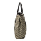 Shoulder Bag Vertical Joy Tote Dark Brown Supreme Coated Canvas