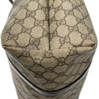 Shoulder Bag Vertical Joy Tote Dark Brown Supreme Coated Canvas