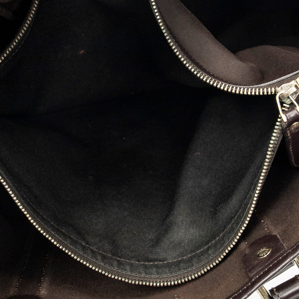 Shoulder Bag Vertical Joy Tote Dark Brown Supreme Coated Canvas