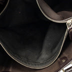 Shoulder Bag Vertical Joy Tote Dark Brown Supreme Coated Canvas