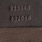 Shoulder Bag Vertical Joy Tote Dark Brown Supreme Coated Canvas
