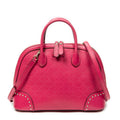 Shoulder Bag Studded Dome Tote Fuchsia Pink Guccissima Leather