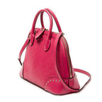 Shoulder Bag Studded Dome Tote Fuchsia Pink Guccissima Leather