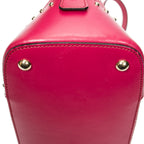 Shoulder Bag Studded Dome Tote Fuchsia Pink Guccissima Leather