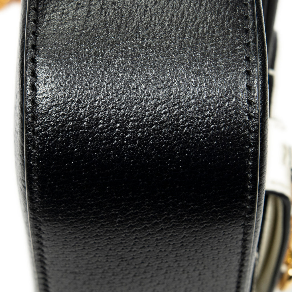 Shoulder Bag Small Horsebit 1955 Black Grained Calfskin Leather