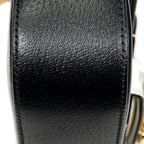 Shoulder Bag Small Horsebit 1955 Black Grained Calfskin Leather