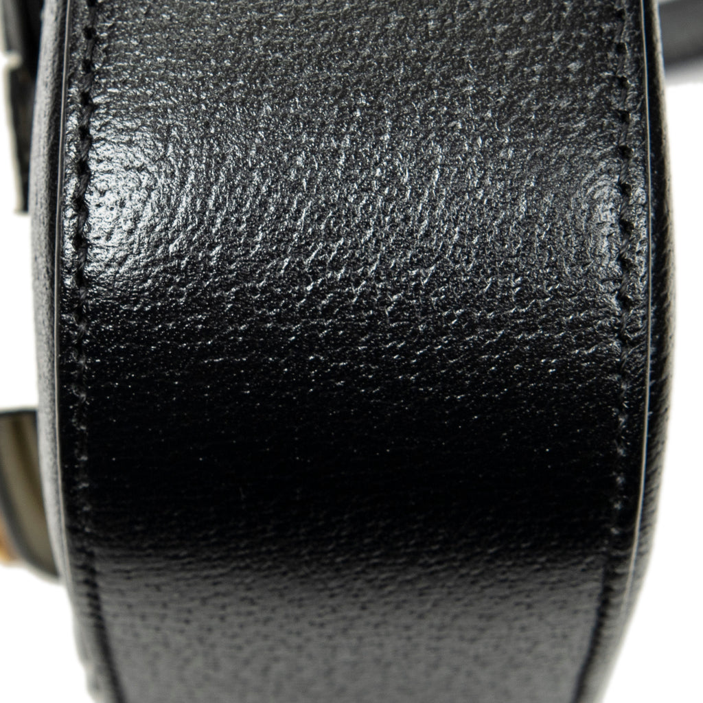 Shoulder Bag Small Horsebit 1955 Black Grained Calfskin Leather
