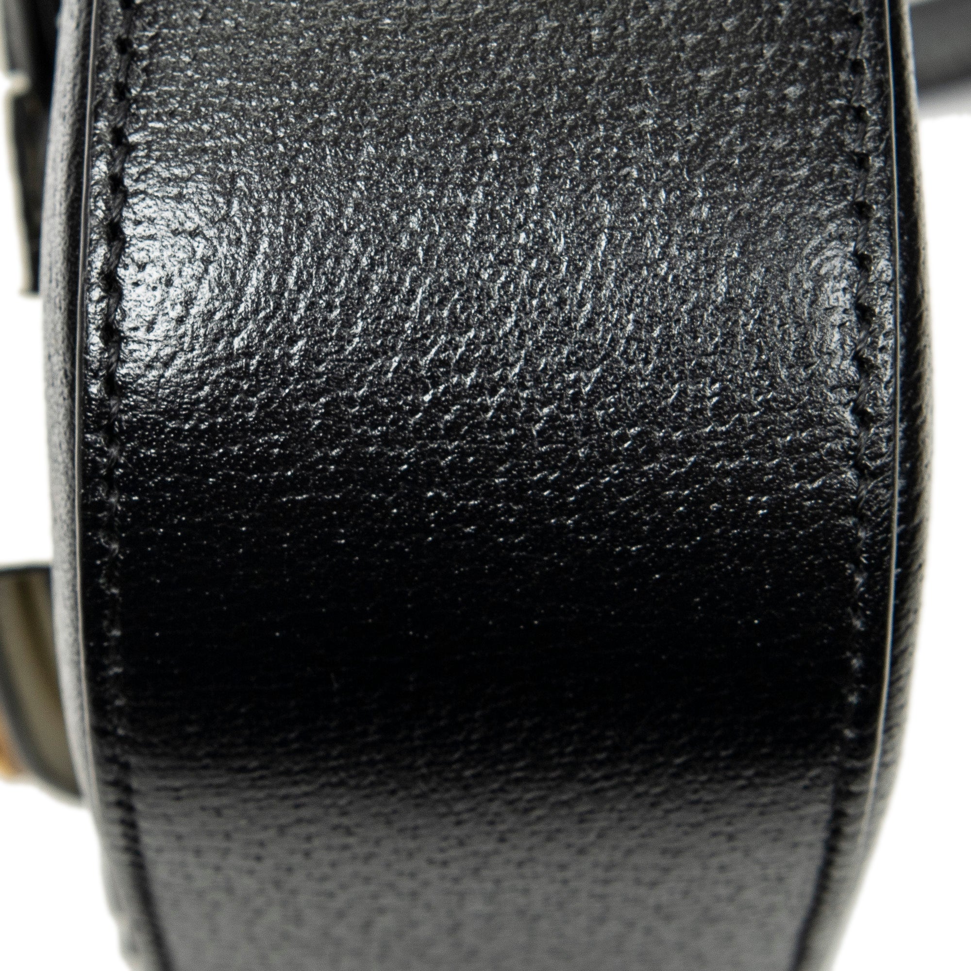 Shoulder Bag Small Horsebit 1955 Black Grained Calfskin Leather