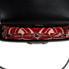 Shoulder Bag Small Horsebit 1955 Black Grained Calfskin Leather