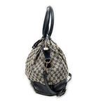 Shoulder Bag Medium Sukey Tote Navy Monogrammed Canvas
