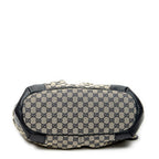 Shoulder Bag Medium Sukey Tote Navy Monogrammed Canvas