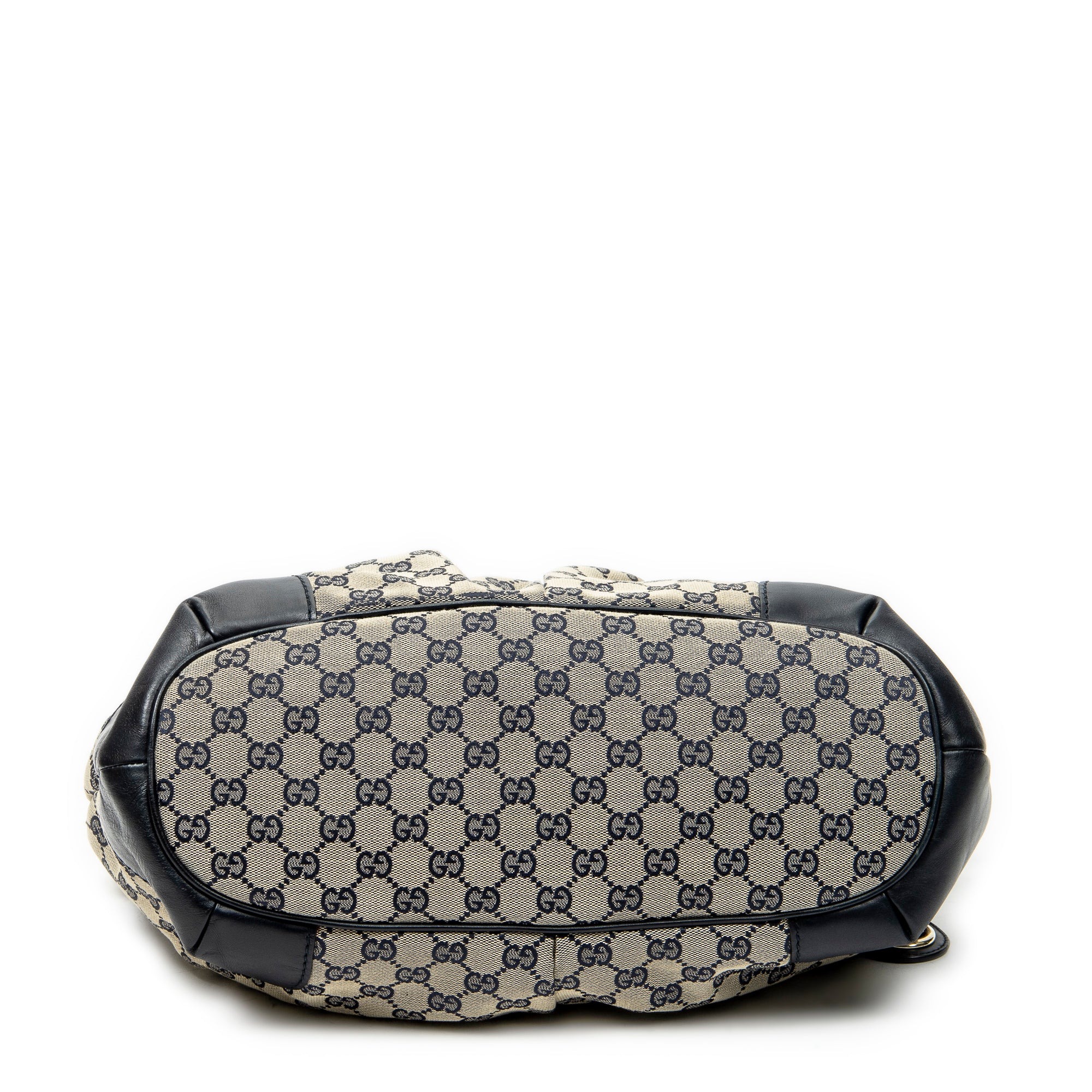 Shoulder Bag Medium Sukey Tote Navy Monogrammed Canvas