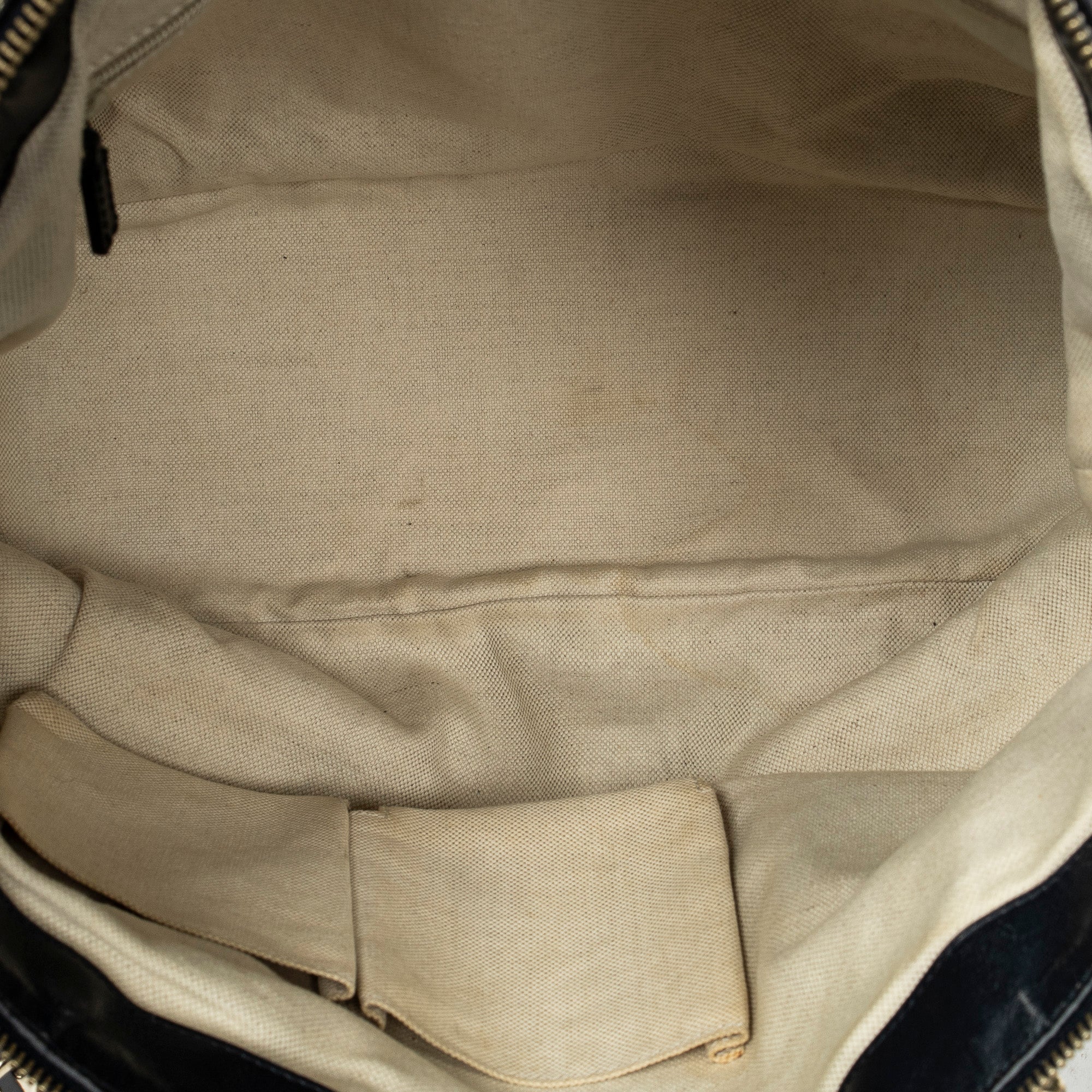 Shoulder Bag Medium Sukey Tote Navy Monogrammed Canvas