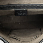 Shoulder Bag Buckle Flap Messenger Black Supreme Coated Canvas