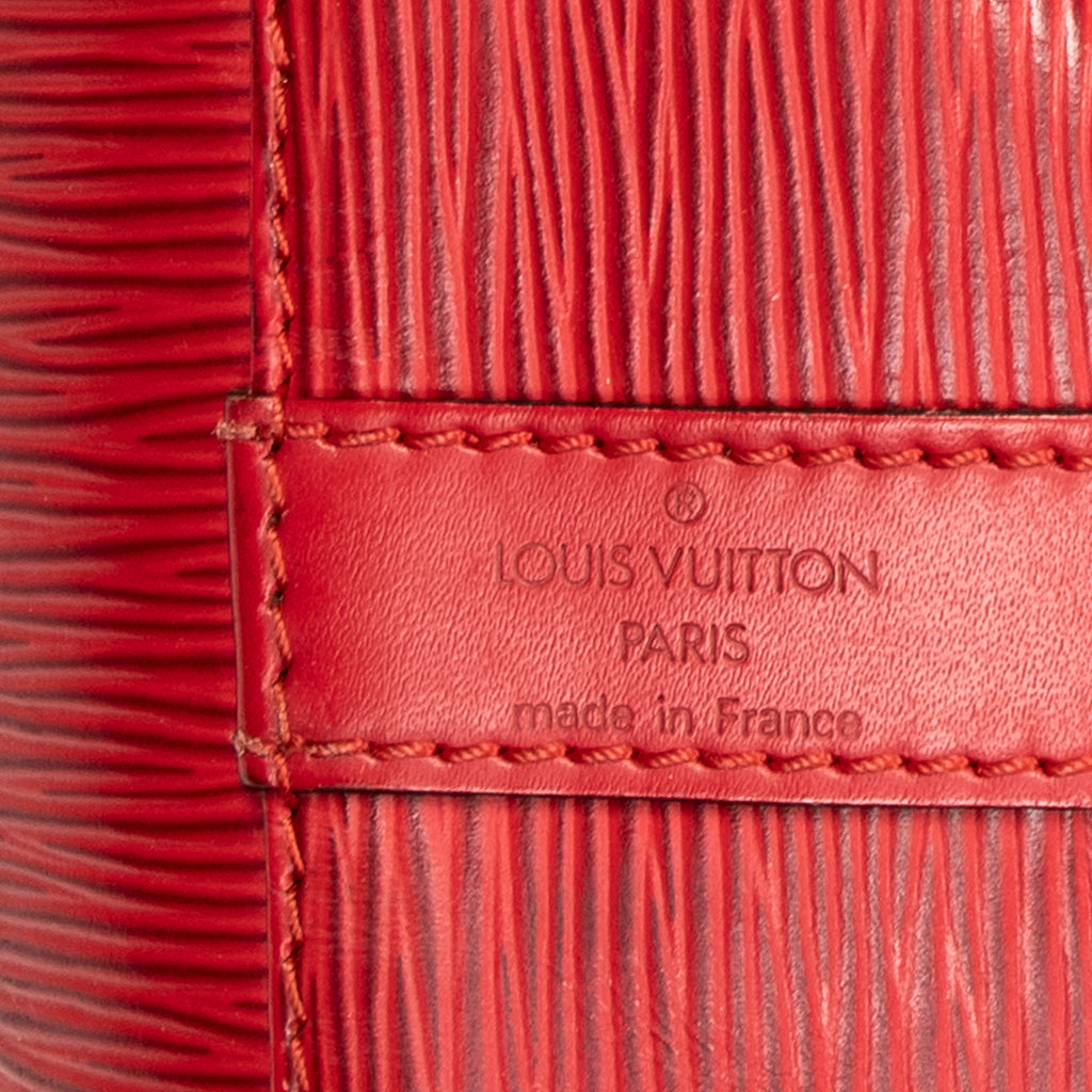 Shoulder Bag Noe PM Red Epi