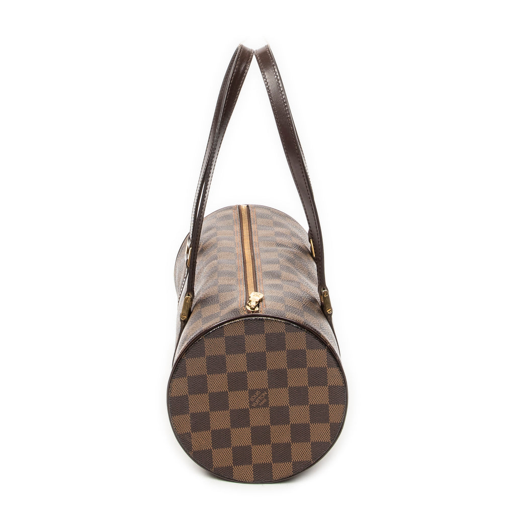 Handbag Papillon 30 Brown Damier Ebene