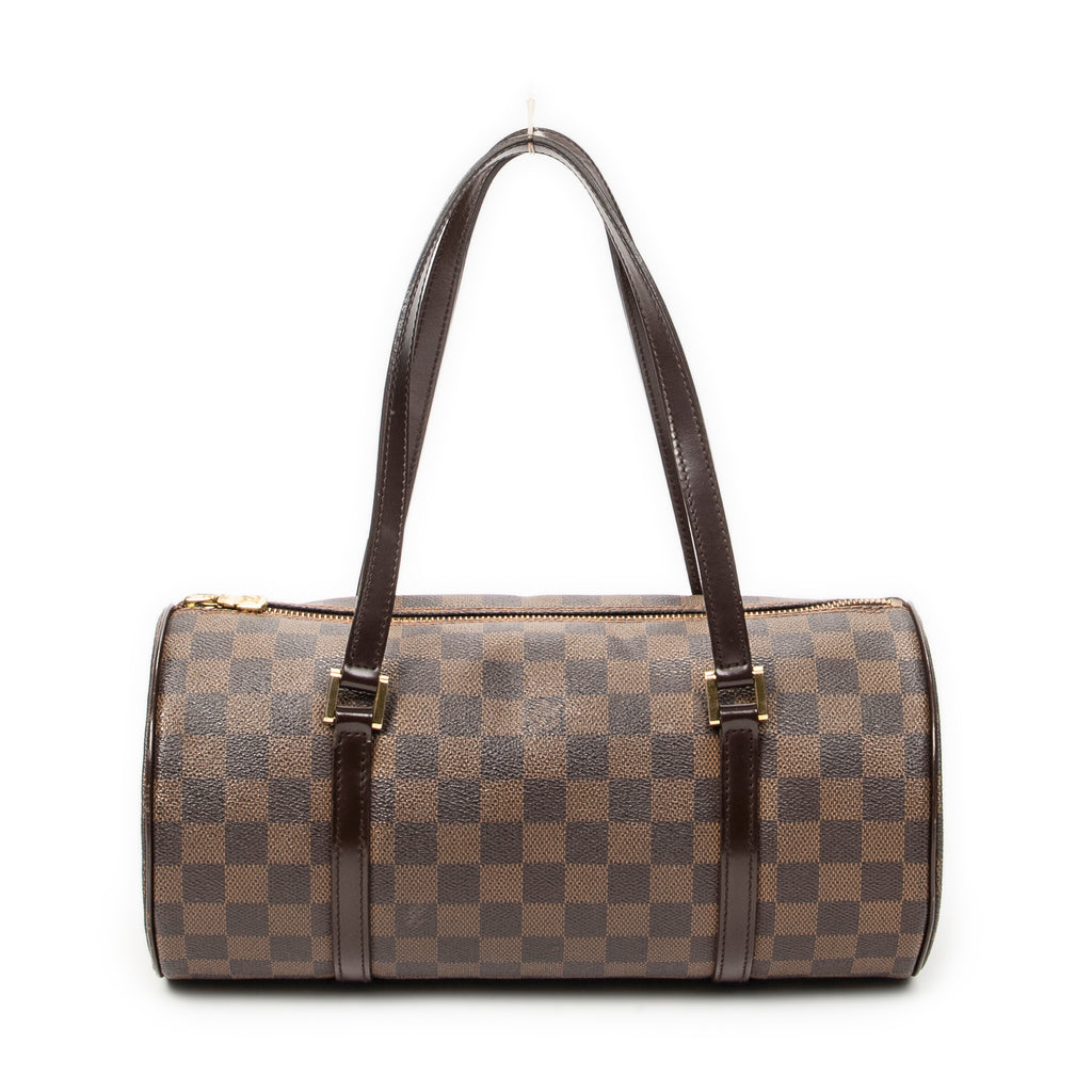 Handbag Papillon 30 Brown Damier Ebene