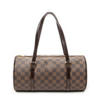 Handbag Papillon 30 Brown Damier Ebene