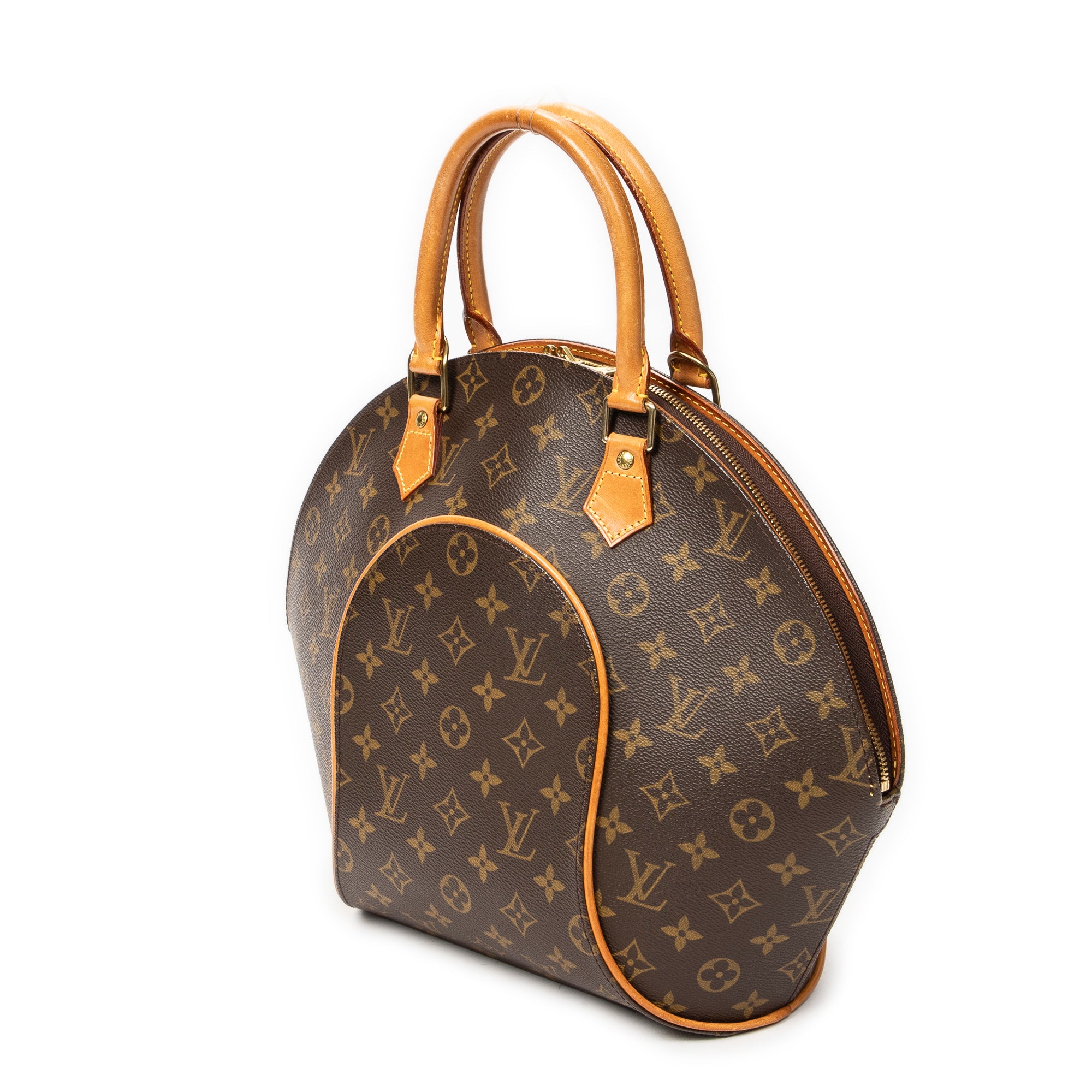 Handbag Ellipse MM Brown Monogram Canvas