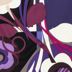 Scarf Scarf Purple 100% Twill Silk