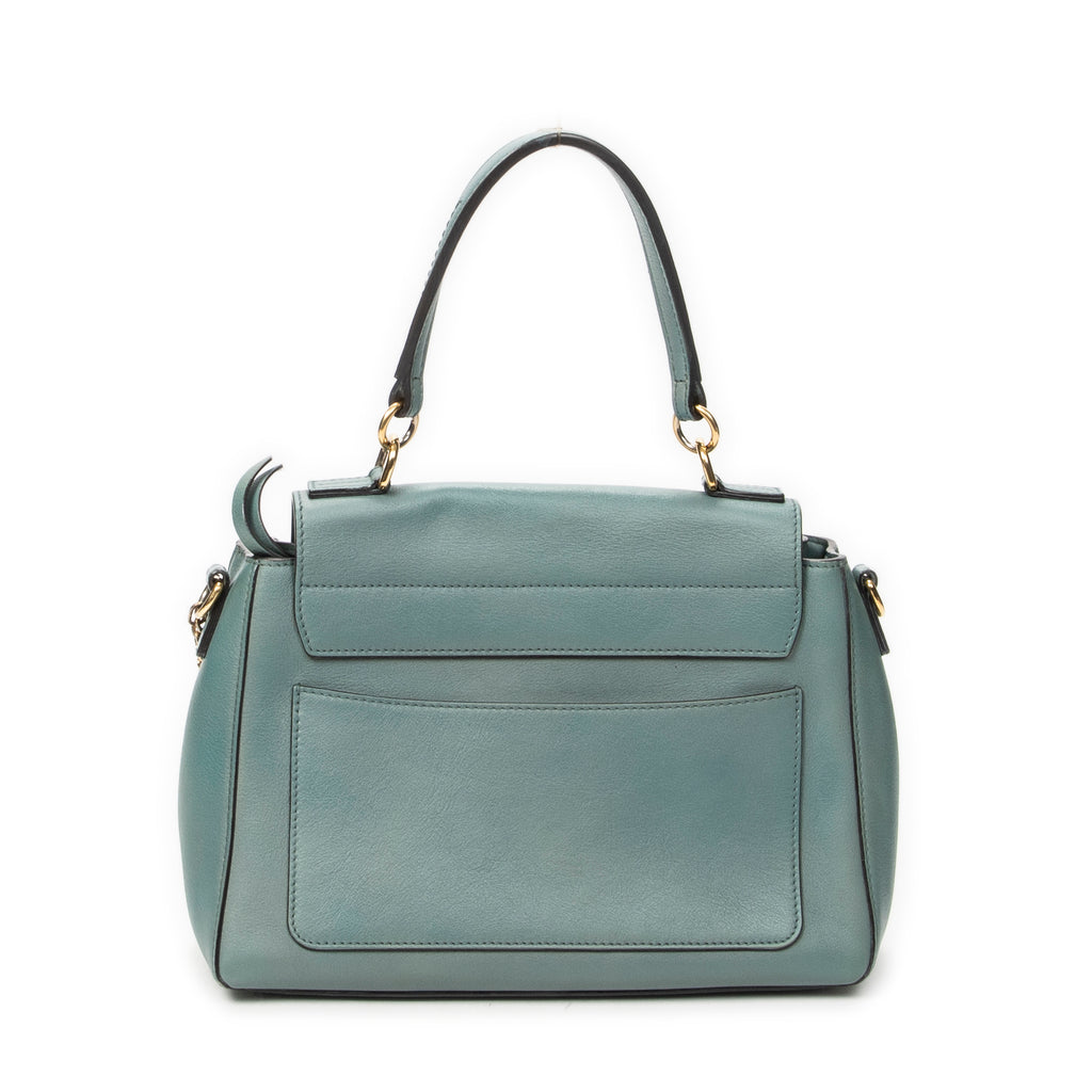 Shoulder Bag Small Faye Day Green Calfskin Leather