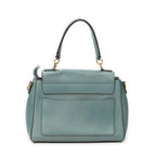 Shoulder Bag Small Faye Day Green Calfskin Leather