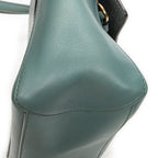 Shoulder Bag Small Faye Day Green Calfskin Leather