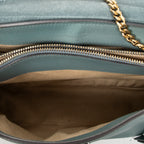 Shoulder Bag Small Faye Day Green Calfskin Leather