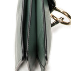 Shoulder Bag Small Faye Bracelet Bag Green Calfskin Leather