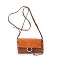 Shoulder Bag Mini Faye Brown Calfskin Leather