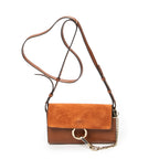 Shoulder Bag Mini Faye Brown Calfskin Leather