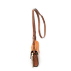 Shoulder Bag Mini Faye Brown Calfskin Leather