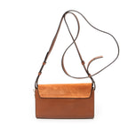 Shoulder Bag Mini Faye Brown Calfskin Leather