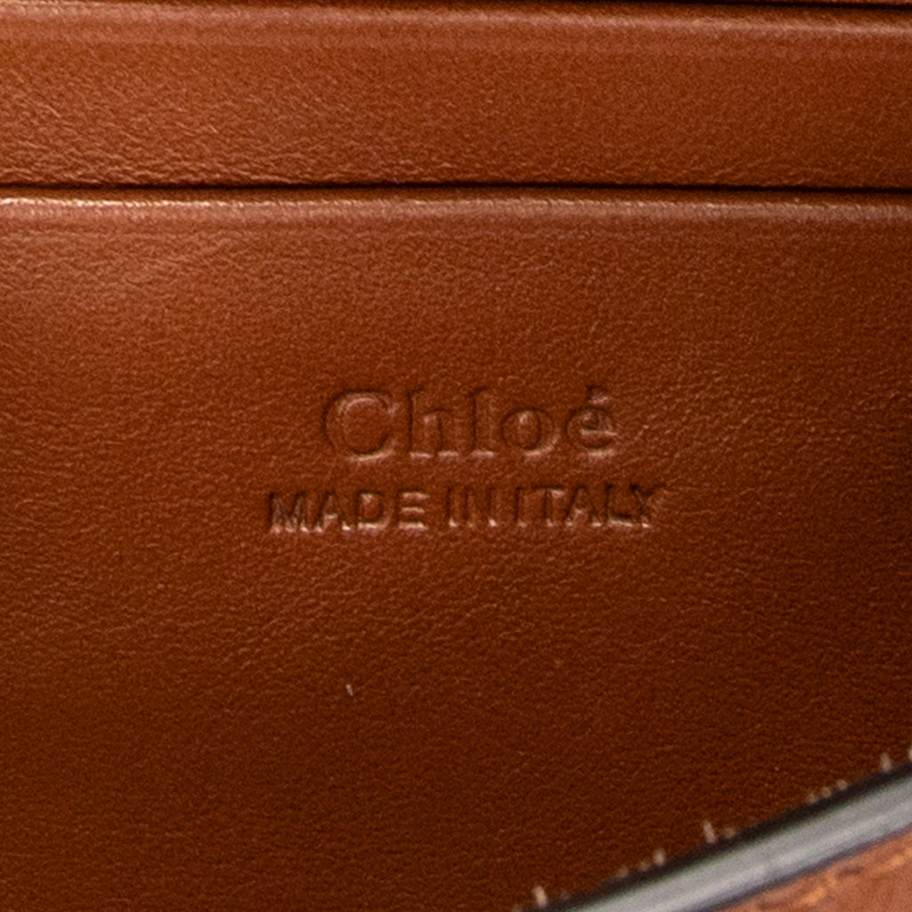 Shoulder Bag Mini Faye Brown Calfskin Leather