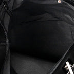 Shoulder Bag Bucket Tote Black Denim Monogrammed Denim Canvas